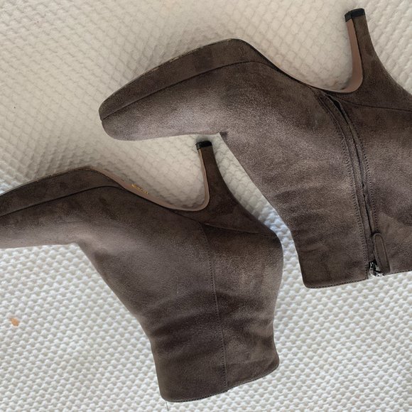 Prada Suede Ankle Booties - 37 - Picture 6 of 9